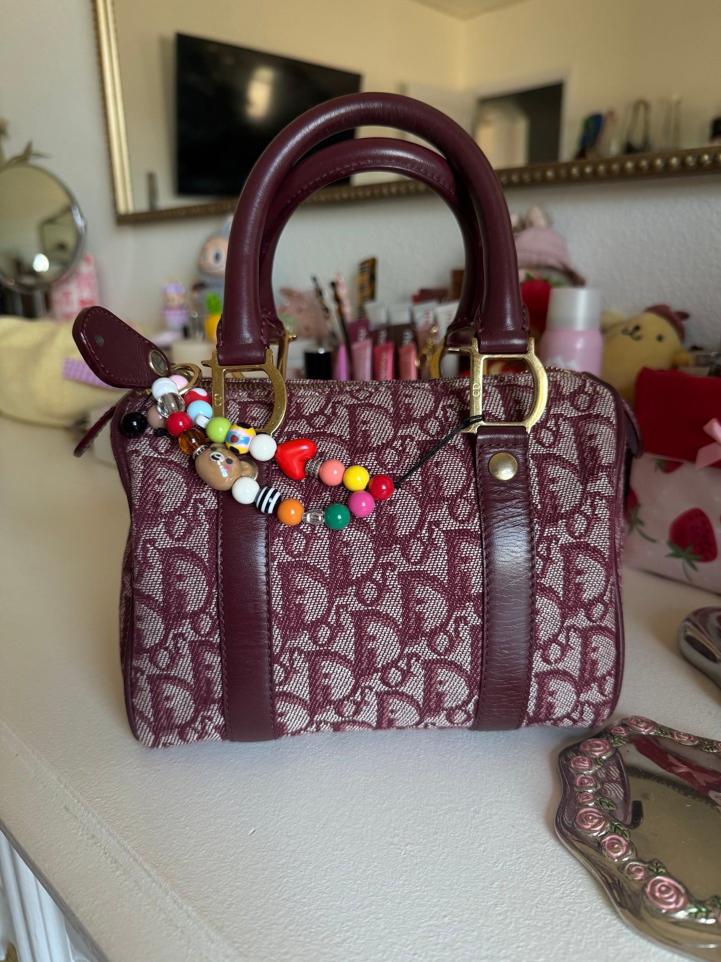 Customizable bag, chunky charm