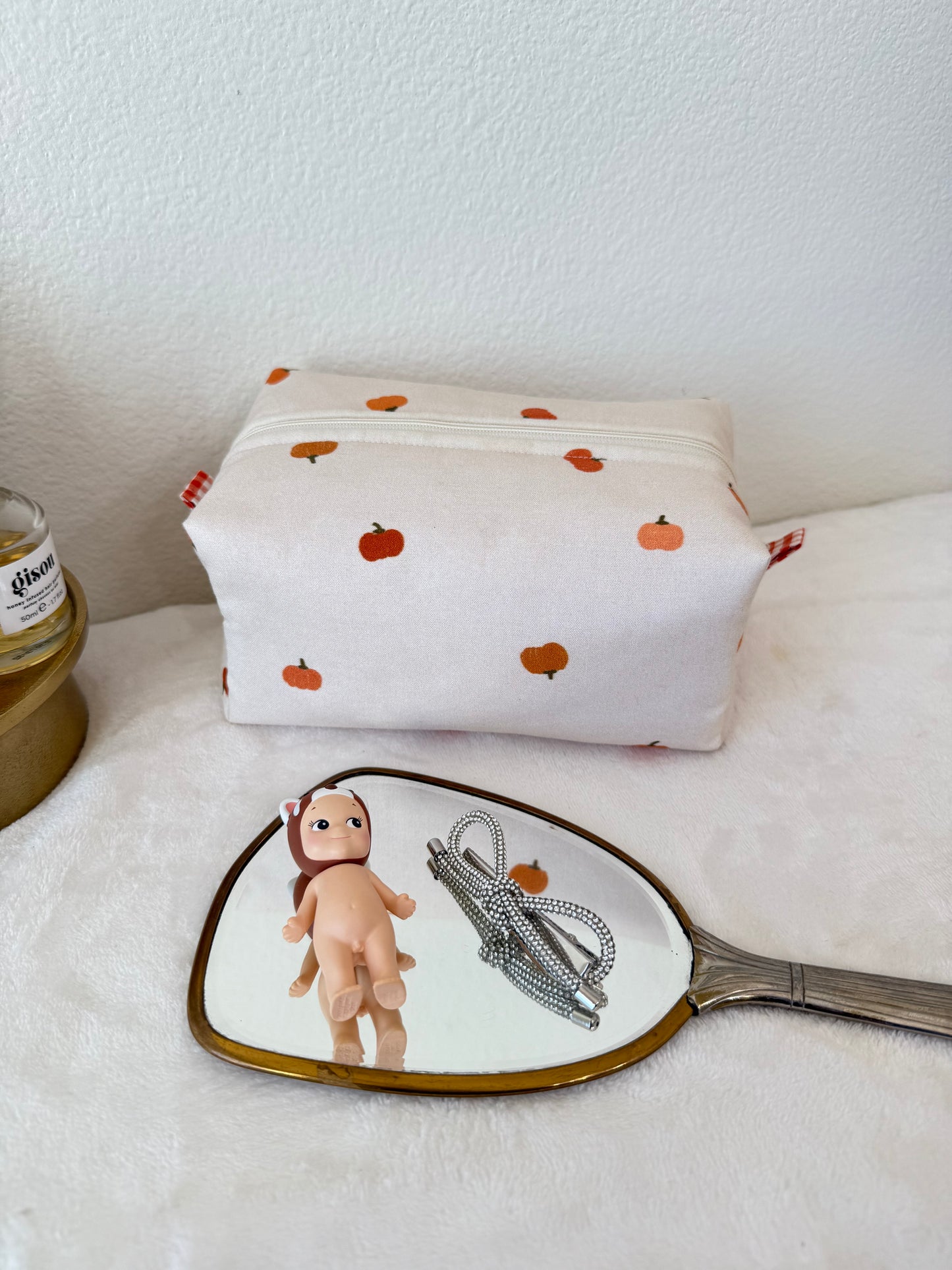 Pumpkin Spice Medium Makeup Pouch