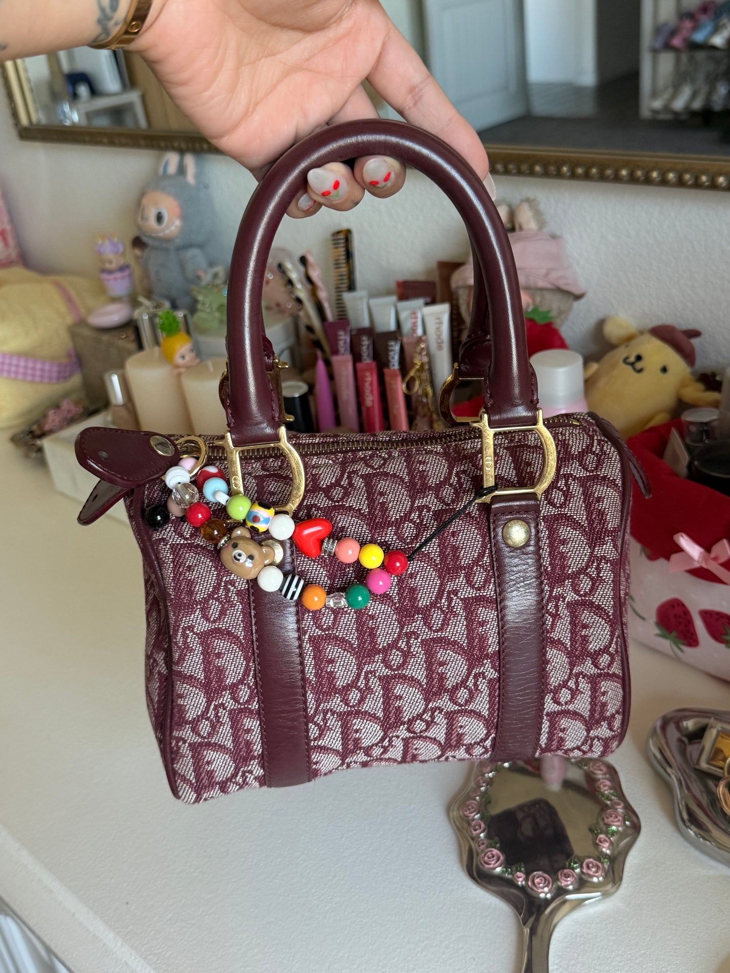 Customizable bag, chunky charm