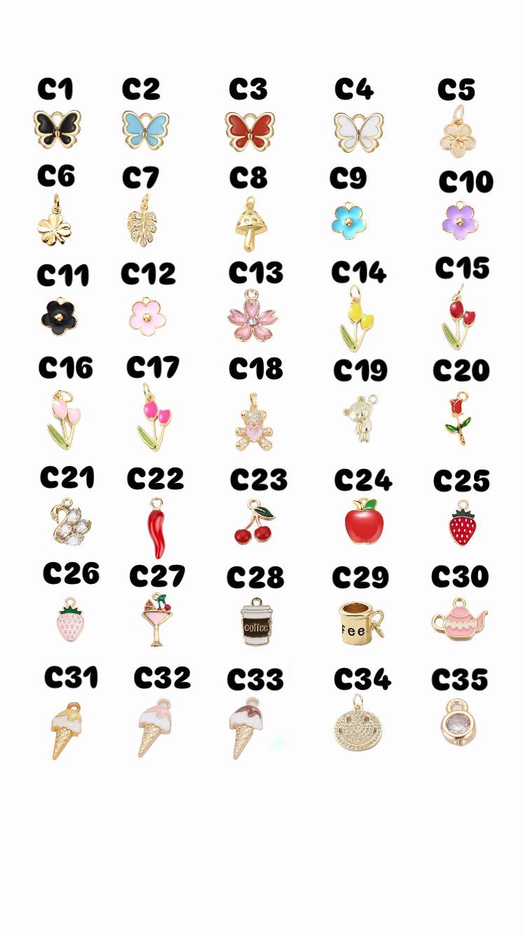 Custom Charm keychain - Build Your Own Charm keychain