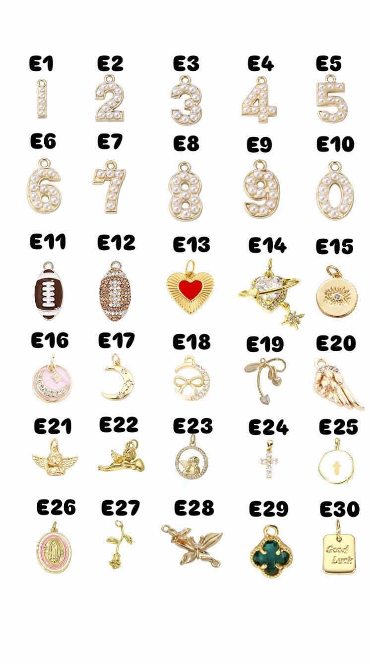 Custom Charm keychain - Build Your Own Charm keychain