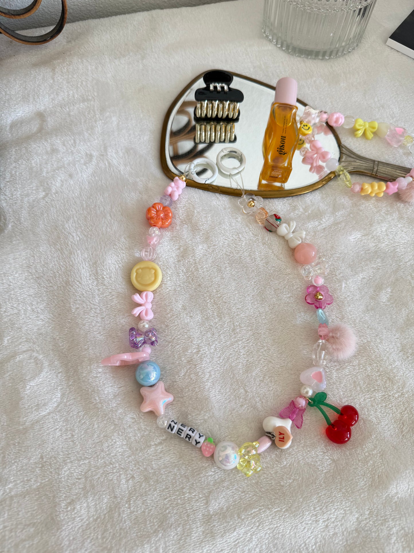 Customizable bag, chunky charm