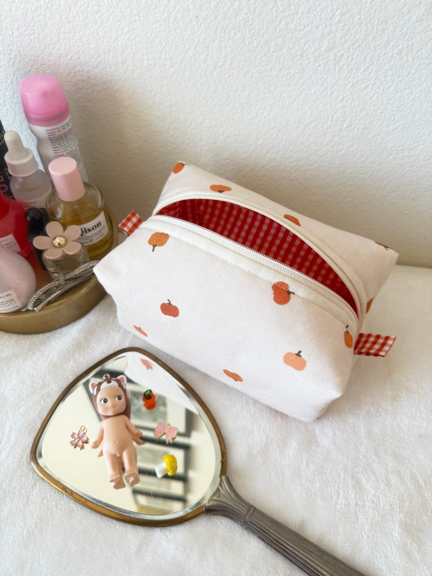 Pumpkin Spice Medium Makeup Pouch